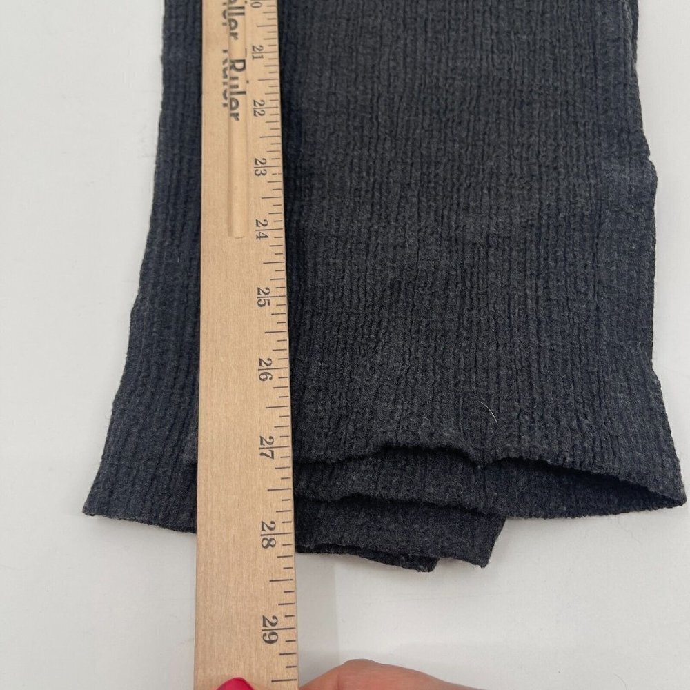 Zara Womens Pants Small Gray Button Drawstring Pull On Casual Stretch Knit Boho - Picture 14 of 16